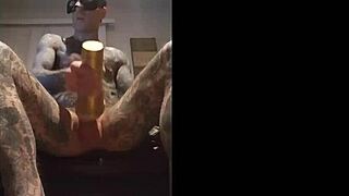 fleshlight jack session gets hot and messy quick