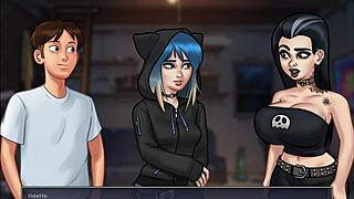 summertime saga teacher with big tits seduces student