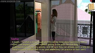 A wife and stepmother in a game with teen