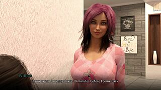 Oh wow, did Jamie and Shauna just kisss in this hentai scene? I can't believe it!