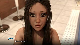 Oh wow, did Jamie and Shauna just kisss in this hentai scene? I can't believe it!