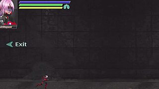 playing hounds of the meteor part 4 in this 3d anime hentai game