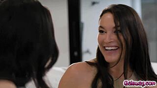 scarlett alexis convinces her best friend katrina colt to try lesbian fun