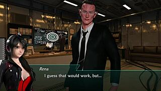 playing hounds of the meteor part 4 in this 3d anime hentai game