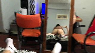 Friend's Girlfriend Rides My Huge Cock In Homemade Anal Session