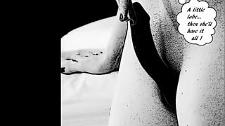 Imogene Seduced By The Widow In Hentai Cartoon Anime Scene With Softcore Elements