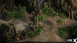 Treasureofnadia features ebony tongue action in hentai-style scene