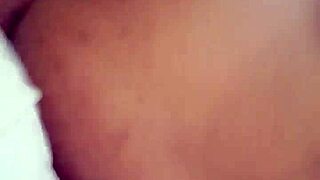 Ebony Lesbian Steps Out of Shower