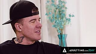 Hung straight buddies Pierce Paris and JJ Knight explore gay sex with masturbation, blowjobs, and deepthroats