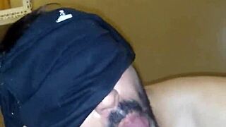 I am sucking my freind untill he cums