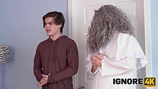 Ex-girlfriend bent over for hard doggystyle fucking on shaved pussy.