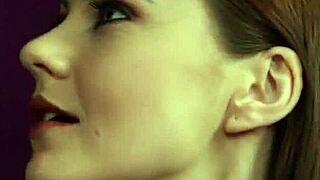 Kinky hottie gets a facial and gulps all the cum 😋