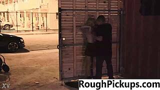 Beautiful woman enjoys rough sex with a pickup artist