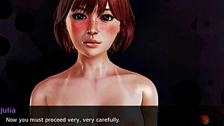 Older step sister teases you in hentai game!