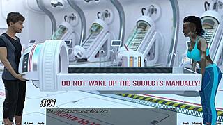 stranded in space 8 - helping zara with huge tits