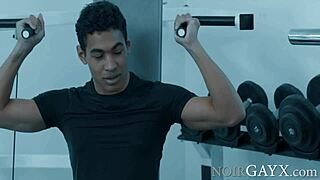 two hot gay dudes sucking monster cocks in the gym - mateo fernandez zario travez