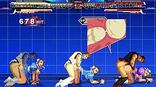 chun-li begs for cumshot in hentai anime cartoon sex