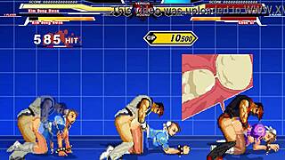 Mugen animation with a hot cumshot