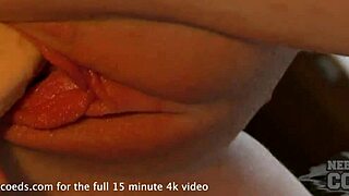 Watch adriana's nervous strip tease in the living room with a dildo