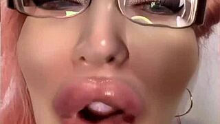 Brat gets kissed and dominated by a master