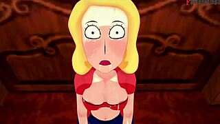 Beth Smith from Rick and Morty in hot hentai sex 😍