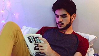 Hot gay guy gets his books taken away and used for pleasure