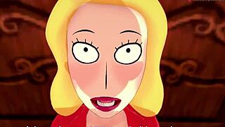 Beth Smith from Rick and Morty in hot hentai sex 😍