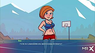 i'm licking her big ass in this hentai cunnilingus scene from camppinewood e1 5