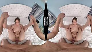 rebecca vanguard feels intense pleasure in pov blowjob and riding