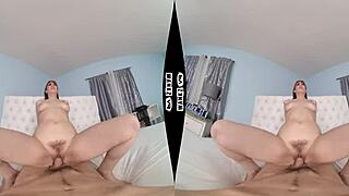 rebecca vanguard feels intense pleasure in pov blowjob and riding