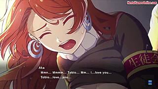 Hentai game with anime sex scenes: Aka Bond Scene 2 - Magic