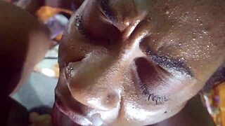 Fernanda Chocolatte Breaks and Gets a Faceful of Cum in Bukakke Style!
