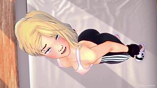 i just saw gwen stacy all wet after workout craving a hard fuck in adult hentai version