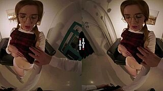 in this dark room vr, the doctor prescribes ripping off panties before hardcore blowjob and cowgirl riding with big tits