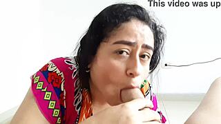 My step-sister gives me an amazing deepthroat in HD