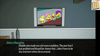 My new family episode features teen milf with small tits in erotic game