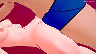 Undressing Gwen On The Bed For Intense Hentai Action