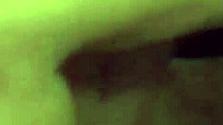 She uses the strap-on toy to make her squirt hard during intense fucking.