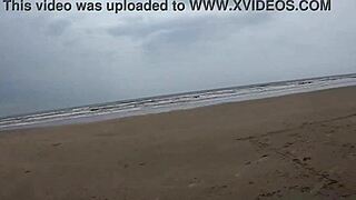 i can’t believe it, manoella fernandes strips everything off at itanhaém beach.