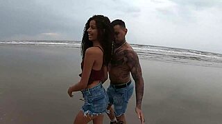 i can’t believe it, manoella fernandes strips everything off at itanhaém beach.