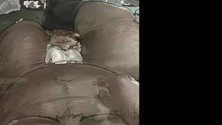 Hot gay anal scenes in a furry porn compilation