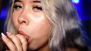 Beautiful Blonde Teases On Webcam Show