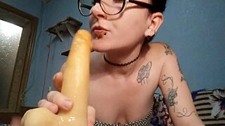 Skinny Hot Milf Delivers Dirty Talk And Spitting During Intense Blowjob