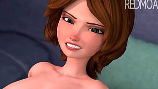 Aunt Cass in 3D Cartoon Adventure