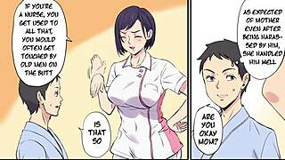 Workaholic nurse assfucks patient during extra shifts in anime
