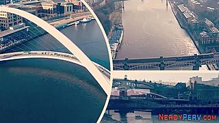 Amateur Tricks Nerd Into First Blowjob And Facial