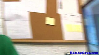 Twinks Get Assfucked In Hazing And Cum On Each Other!