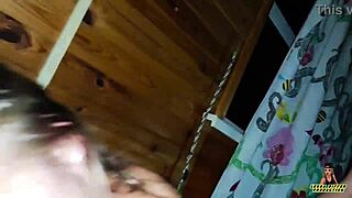 cheating on girlfriend with tanned hairy cutie in pov missionary blowjob and facial