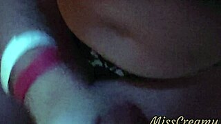 Teen student fingers my pussy in public sauna, but we get caught!