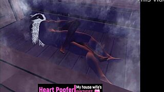 Relaxing in the sauna with friends